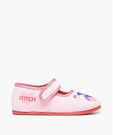 GEMO Chaussons fille ballerines imprimées Stitch - Disney Rose