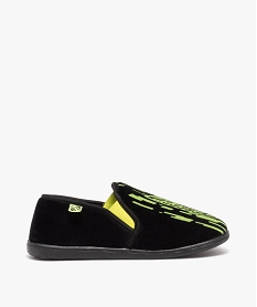 GEMO Chaussons en velours imprimé garçon - Freegun vert standard