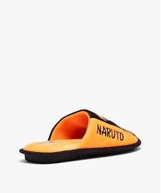 chaussons homme imprimes et moelleux en velours - naruto orangeE011201_4