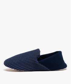 chaussons homme pantoufles confort unis en velours multicoloreE011901_3