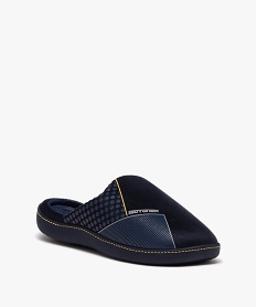 chaussons homme mules confort details en relief - isotoner bleuE012401_2