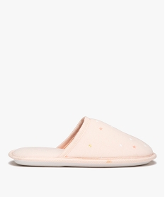 SWEAT KAKI PANTOUFLE ROSE:30485130358-Polyester/Polyester/Tpr/Polyester/
