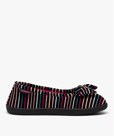 SWEAT NOIR PANTOUFLE MULTICOLORE:30485270288-Coton/Polyester/Caoutchouc/Polyester/