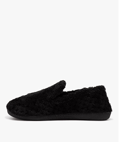 chaussons femme pantoufles fourrees unies - isotoner noirE015501_3