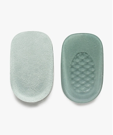 GEMO Semelles femme talonnettes en gel blanc standard