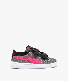 baskets fille pailletees avec double scratch - puma noir basketsE019401_1