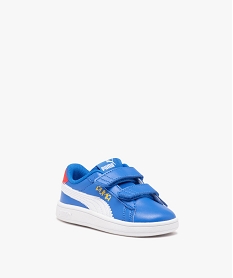 baskets garcon tricolores a double scratch ajustables - puma bleuE019501_2