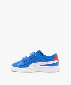 baskets garcon tricolores a double scratch ajustables - puma bleu baskets et tennisE019501_3