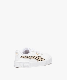 baskets fille unies avec logo fantaisie - puma blanc basketsE019601_4