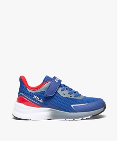 baskets garcon en velcro style running - fila bleu basketsE020901_1