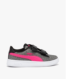 baskets fille a paillettes et a scratch - puma noirE021501_1