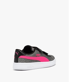 baskets fille a paillettes et a scratch - puma noirE021501_4