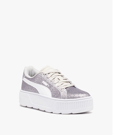 baskets femme pailletees a semelle plateforme - puma grisE021701_2