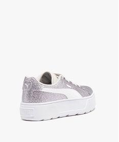 baskets femme pailletees a semelle plateforme - puma gris basketsE021701_4