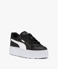 baskets femme pailletees a semelle plateforme - puma noir basketsE021801_2