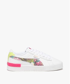 baskets fille a lacets avec detail tropiques puma blanc fille G MO