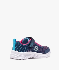 baskets fille running en mesh a reliefs - skechers bleuE022301_4