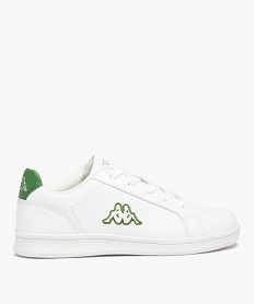 GEMO Baskets garçon unies style rétro - Kappa blanc chine
