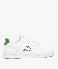 GEMO Baskets garçon unies style rétro - Kappa Blanc