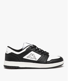 GEMO Baskets garçon bicolores à lacets - Kappa blanc chine