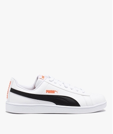 GEMO Baskets homme style rétro à bande contrastante - Puma Blanc