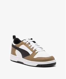 baskets homme tricolores a lacets style retro - puma blancE023901_2