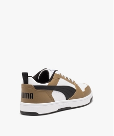 baskets homme tricolores a lacets style retro - puma blancE023901_4