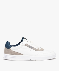 GEMO Baskets homme style rétro à lacets - Kappa Blanc