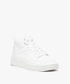 baskets homme mid-cut unies a col matelasse et a lacets - champion blanc baskets montantesE024501_2