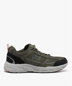 GEMO Baskets homme outdoor en mesh et à lacets - Skechers Vert