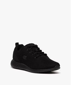 baskets homme unies en mesh style running - champion noirE025201_2