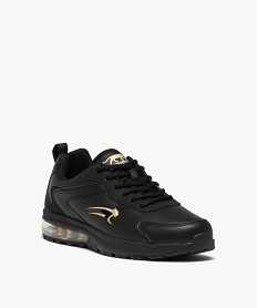 baskets homme unies a semelle bulle dair - airness noirE025601_2