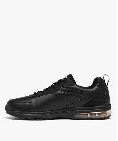 baskets homme unies a semelle bulle dair - airness noirE025601_3