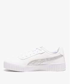 baskets femme a bande metallisee - puma blanc baskets pumaE025801_3