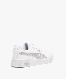 baskets femme a bande metallisee - puma blanc baskets pumaE025801_4