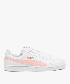 GEMO Baskets femme style rétro à lacets - Puma Blanc