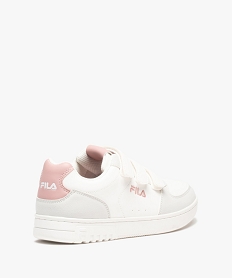 baskets femme bicolores a scratch fila blanc femme G MO