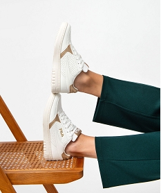 CHAUSSURE PLAT NOIR CHAUSSURE SPORT WHITE:30880780392-Synthetique/Textile/Synthetique/Textile/