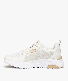 baskets femme unies en mesh style running - puma beige baskets pumaE027401_2