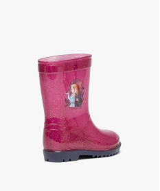 bottes de pluie fille a paillettes - reine des neiges violet bottes de pluiesE029101_4