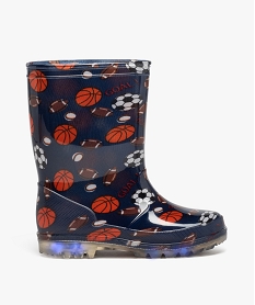 Botte de on sale pluie doublé garcon