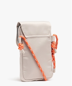 pochette en toile avec anse cordon fille beigeE030801_3
