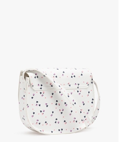 sac besace avec bandouliere a motifs fleuris fille blanc standard sacs et cartablesE031001_2