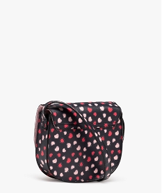 sac besace avec bandouliere a motifs coeurs fille bleuE031201_2