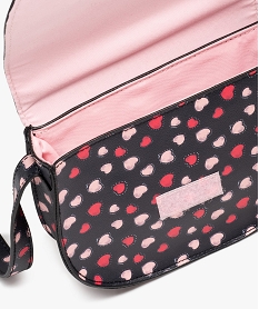 sac besace avec bandouliere a motifs coeurs fille bleuE031201_3