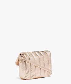 sac besace compact et matelasse fille jauneE031301_2