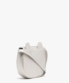 sac besace demi-lune avec rabat brode fille grisE031601_2