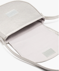sac besace demi-lune avec rabat brode fille grisE031601_3