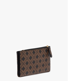porte-monnaie imprime femme noir porte-monnaie et portefeuillesE034401_2