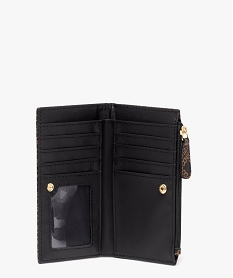 porte-monnaie imprime femme noir porte-monnaie et portefeuillesE034401_3